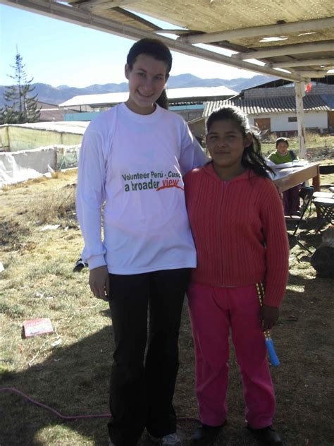 volunteer gabby peru cusco orphanage girl program abroaderview s volunteer abroad