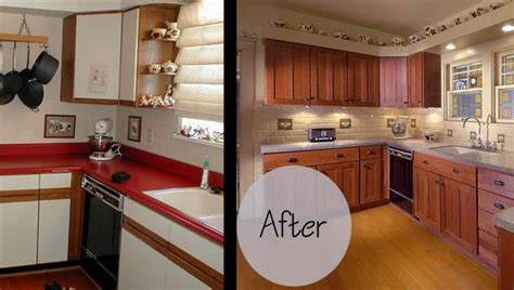 According to homeadvisor, the average cabinet installation costs just under $5 it may surprise you how much of a difference it makes. to test out this theory of incremental changes, waller and mindell. kitchen cabinet refacing before and after photos - Google ...