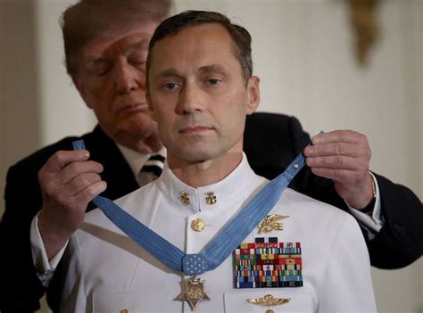 Trump Presents The Medal Of Honor To Navy SEAL Britt Slabinski WKBW Com Buffalo NY