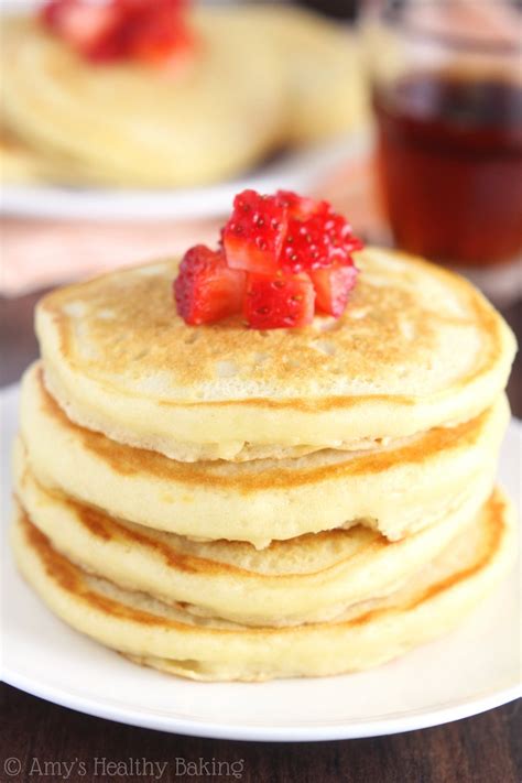 The Ultimate Healthy Buttermilk Pancakes Amys Healthy Baking