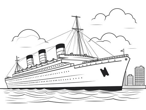 titanic coloring page coloring page