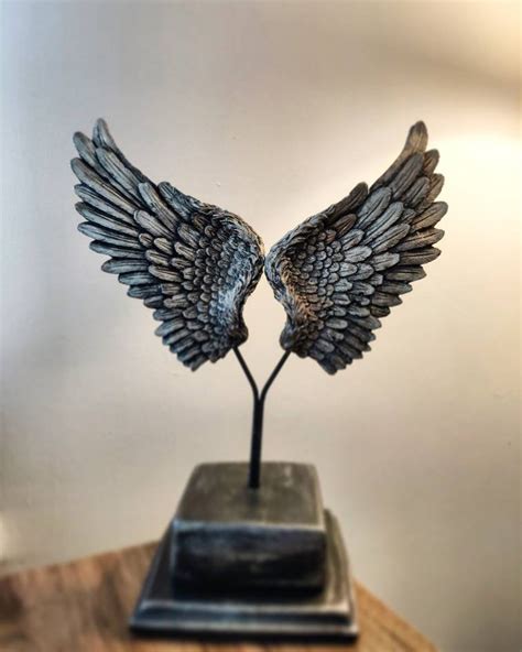 Vintage Angel Wings Sculpture Vintage Angel Statue Vintage Etsy