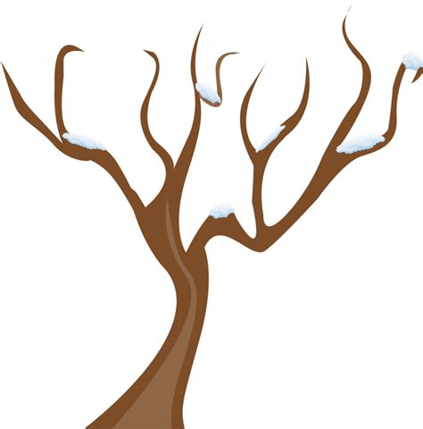 Cartoon Tree With Branches Clipart Best