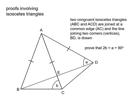 Median Don Steward Mathematics Teaching Isosceles Triangle Proofs