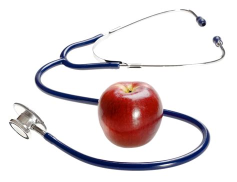Free Photo Stethoscope And Apple Apple Medicine Hear Free