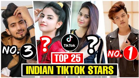 Top 25 Indian Famous Tik Tok Stars Names Top Popular Tik Tok Girls
