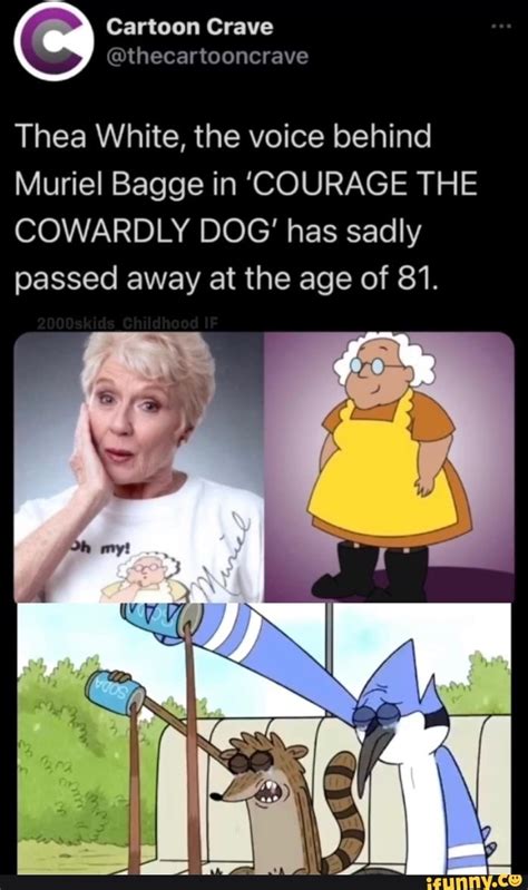 Cartoon Crave Thecartooncrave The Voice Behind Thea White Muriel Bagge