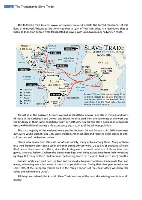 The Transatlantic Slave Trade Grin