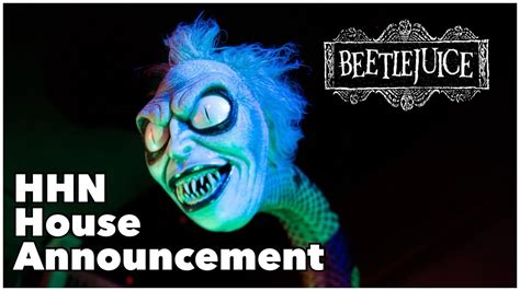 Halloween Horror Nights House Announcement Beetlejuice Hhn 30 Trailer