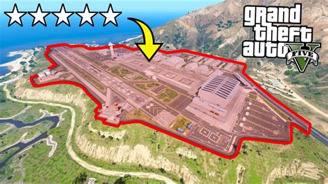 Can You Lose Wanted Level Inside Military Base Gta 5 Mods Youtube