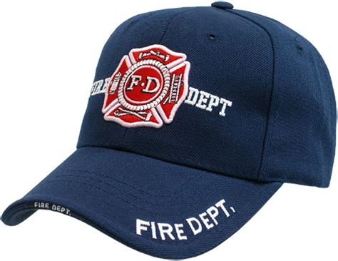 Rapid Dominance Fire Department Navy Blue Hat Cap Uniform Hats Amazon