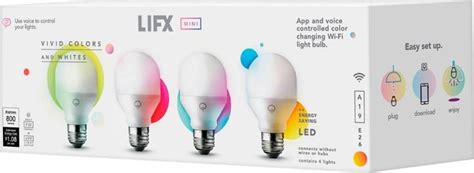 Lifx Mini 800 Lumen 9w Dimmable A19 Led Light Bulb 60w Equivalent