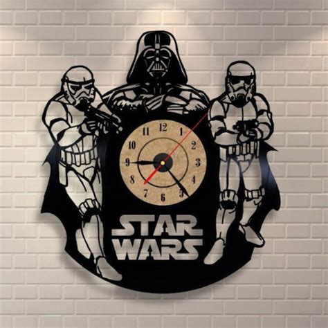 Star Wars Wall Clock Svg Stormtroopers Wall Clock Svg Dxf Etsy