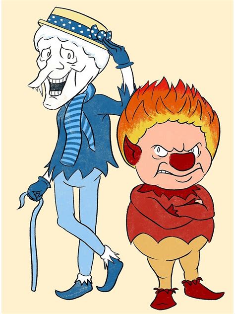 Anime Source Snow Miser And Heat Miser Christmas Season Cartoon