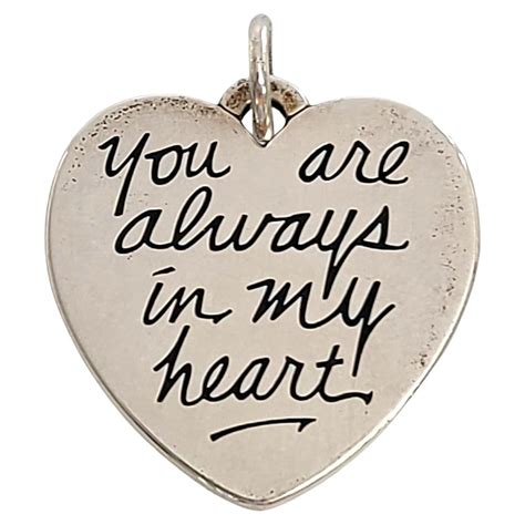 James Avery Sterling Silver You Are Always In My Heart Charm At