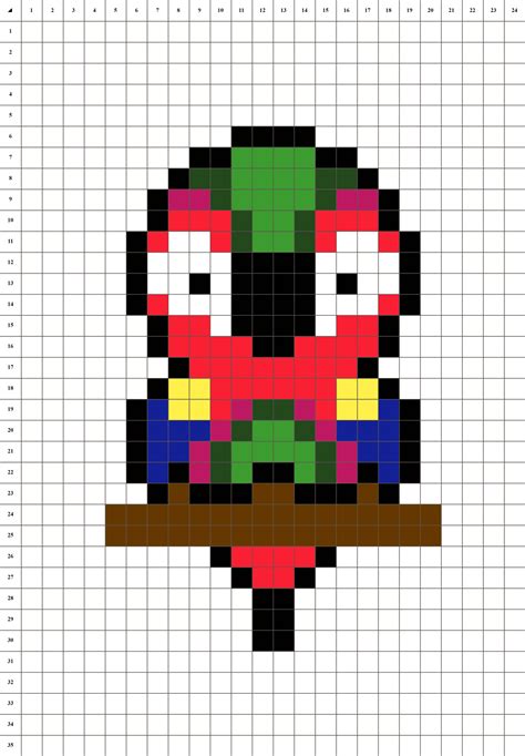 The resolution of png image is 880x581 and classified to facebook emoji ,american flag clip art. Perroquet - Pixel Art