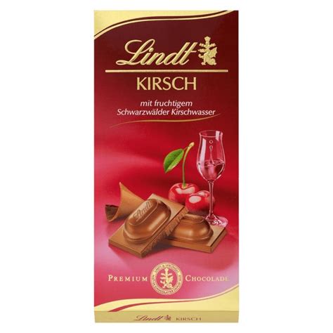 Ciocolata Cu Lapte Si Lichior Kirsch Lindt 100g