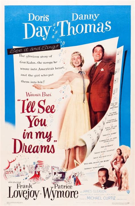 I Ll See You In My Dreams Us Poster Art Top From Left Doris Day Danny