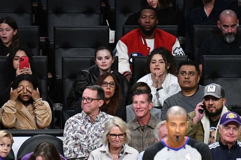 Selena Gomez Delighted To Catch Lakers Action Surrounded By Loved Ones