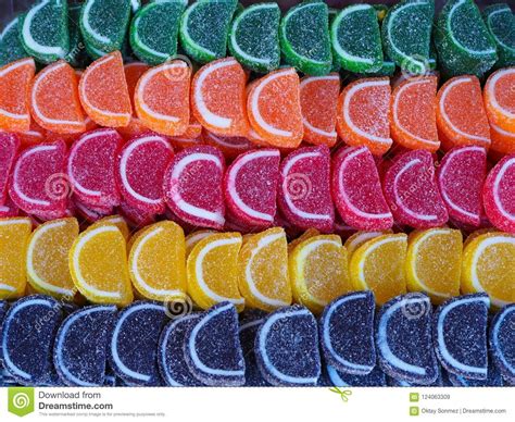 Soft Candies Made In Different Colors Stock Image Image Of Counter