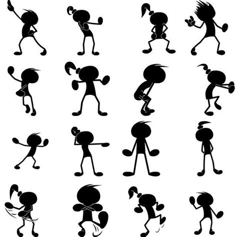 Dancing Stick People Dance Emoji Dance Party Dance Humor