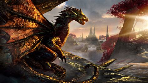 Dawn Of Dragons Artwork 4k