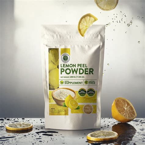 Lemon Peel Powder 100 Organic Herbal Supplement For Skin And Etsy België