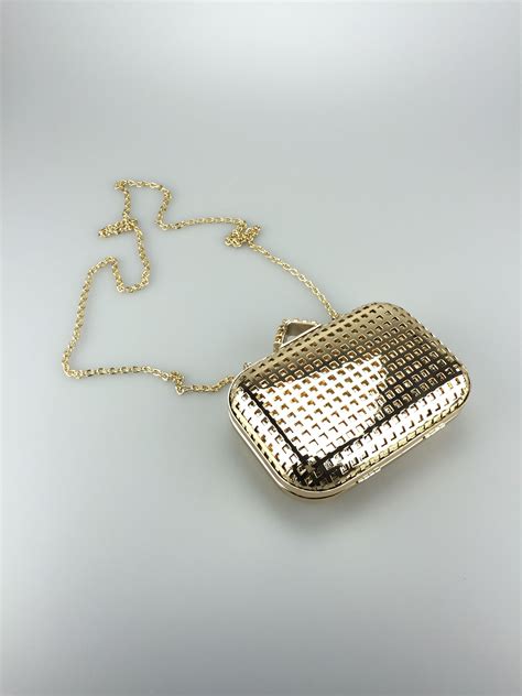 Golden Mini Clutch Gold Bracelet Clutch Jewelry