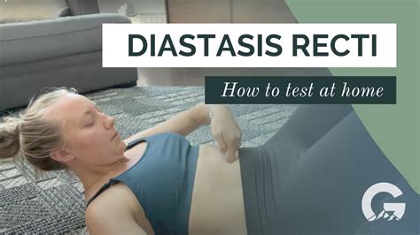 How To Test Diastasis Recti At Home Youtube