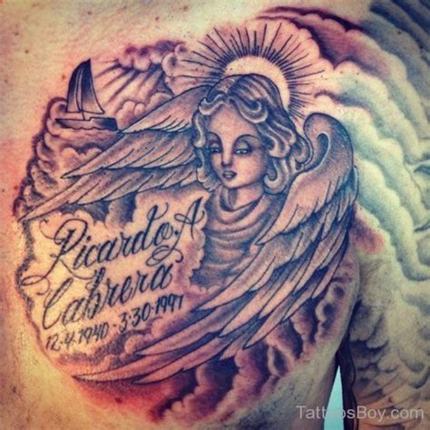 Memorial Angel Tattoo Tattoos Designs
