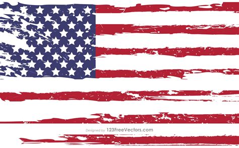 American Flag Vector Ai At Collection Of American Flag Vector Ai Free For