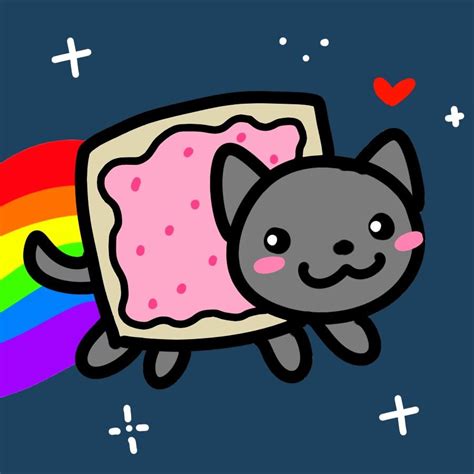 Nyan Cat ￣ω￣ Nyan Cat Rainbow Cat Pusheen Cat