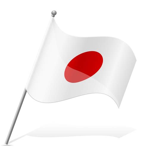 Bandera De Japón Ilustración Vectorial 489089 Vector En Vecteezy