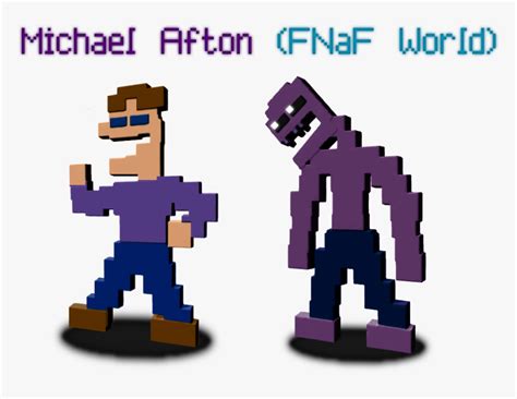 Michael Afton Fnaf World Hd Png Download Kindpng