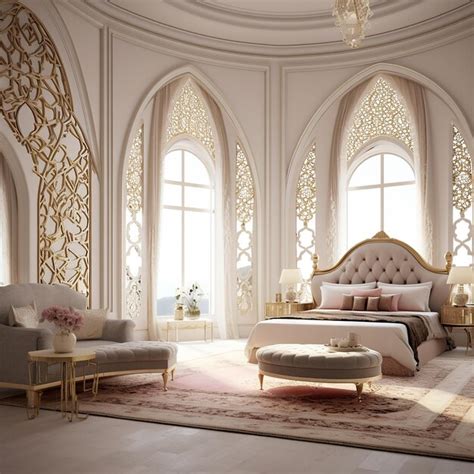 Premium Photo Luxury Arabian Master Bedroom