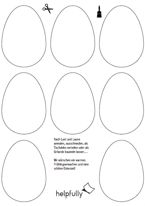 Feb 17, 2021 · vorlagen zum ausdrucken osterhasen / malvorlagen zu ostern zum kostenlosen ausdrucken / die karten zeigen osterliche motive wie osterhase, ostereier, küken auf einer wiese und weitere farbenfrohe, fröhliche bilder. Ostereier zum Ausmalen "Blanko" (weiß)