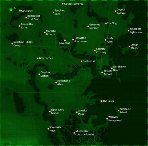 Fallout 4 Settlements Maps Workbenches Locations