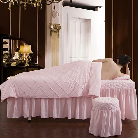 Massage Spa Thick Bed Linens Sheets Bedspread Duvet Cover Sets 4 6pcs