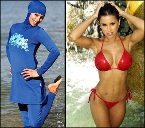 the modesty war bikinis vs burkinis