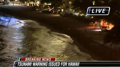 At least 100,000 people in hawaii were ordered to move from the shoreline to higher ground late on saturday after a tsunami warning, but the first waves were less forceful than had been feared and no damage was initially reported. Minuto a Minuto Alerta de tsunami por terremoto en Canadá - Cooperativa.cl