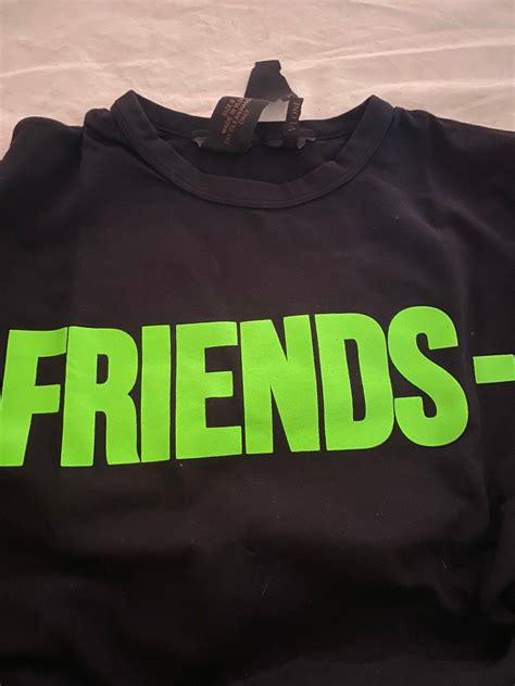 Vlone Vlone Friends T Shirt Black Green Grailed