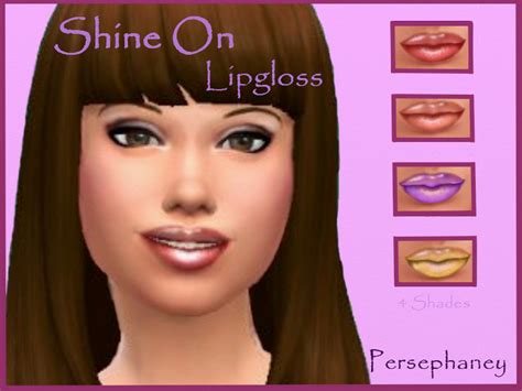 The Sims Resource Shine On Lip Gloss