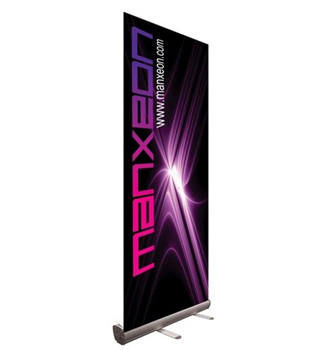 Our years of experience have allowed us to understand that good quality branding and marketing collaterals for a roll up stand series/ roll up double sided bunting stand dimensions: Roll Up Bunting Stand 2.8 Feet + Printing - MX-RU850