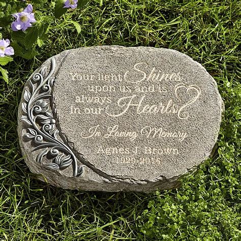 Personalized Garden Stones With Pictures Its Our World