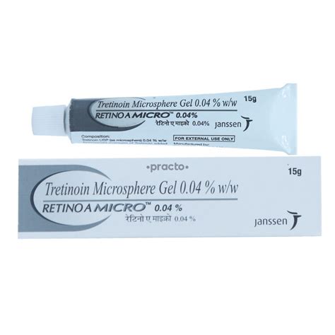 Retino A Micro 004 Gel Uses Dosage Side Effects Price