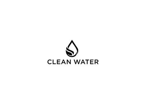 Premium Vector Clean Water Logo Design Vector Illustration