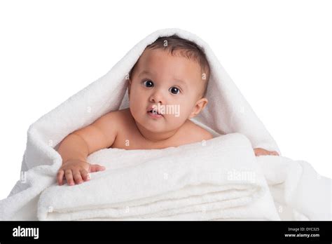 Baby Boy Cute Towel Wrapped Hi Res Stock Photography And Images Alamy
