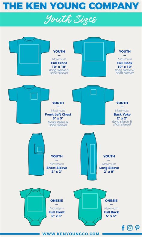 Cricut Youth Shirt Size Chart