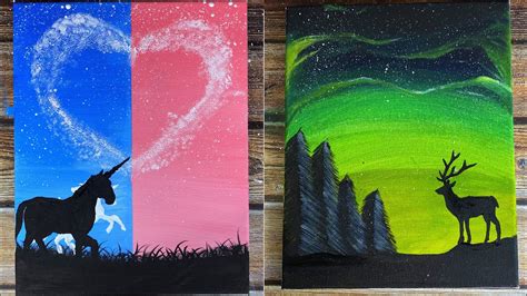 9 Beautiful And Easy Painting For Beginner Acrylic Painting Ideas