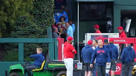 Spectator Taken To Trauma Centre After Falling Over Railing Into Bullpen At Phillies Game
